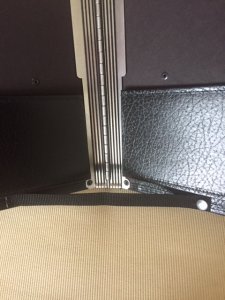The Black Folder with button strap