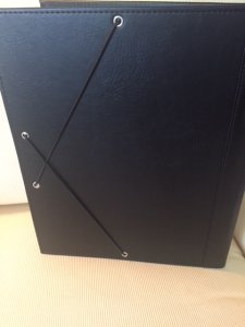 F2E Protec Folder Back with elastic straps