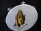 Tambourine - Praying Hands Tambourine, Double Row